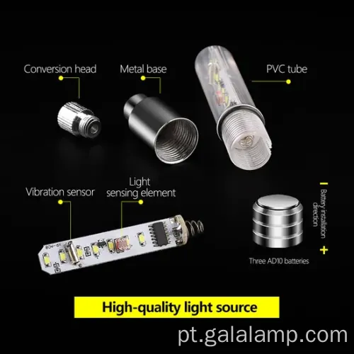 Luz da roda do núcleo da válvula de bicicleta para aviso de segurança